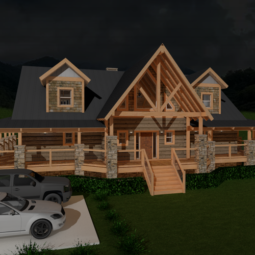Anakeesta Lodge Render Full