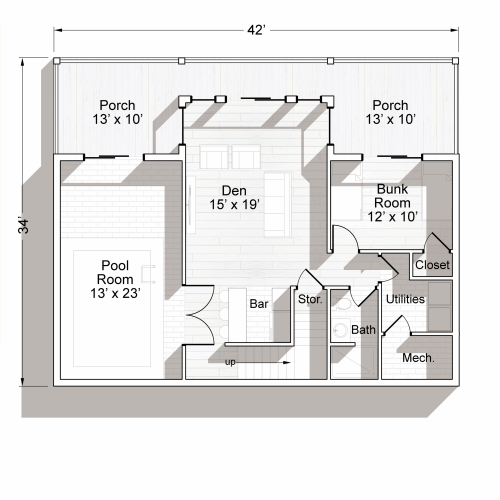 Ashe Pass Lower Floor Plan TRB