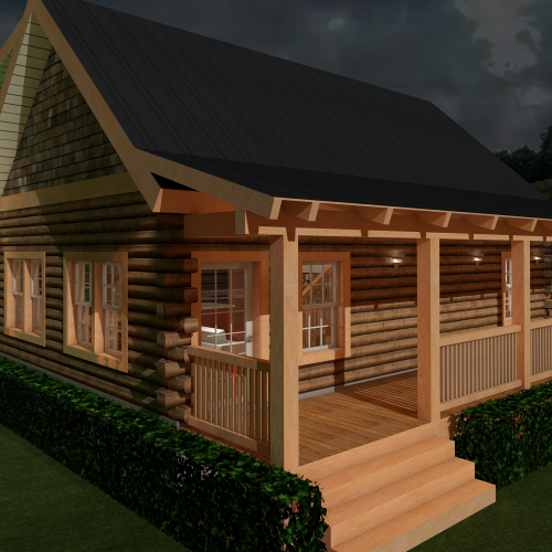 Bare Foot Cabin Render Full