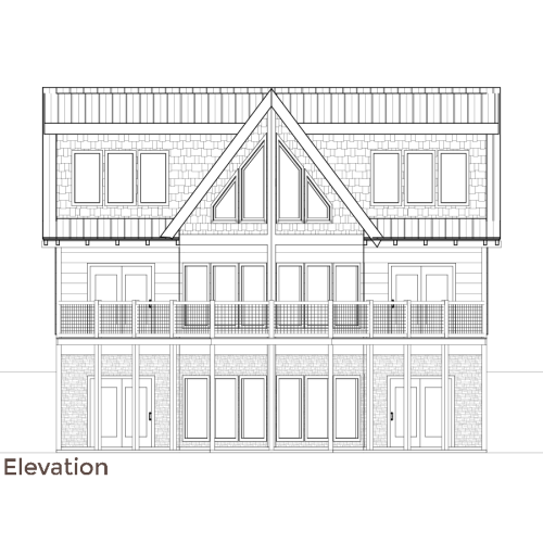 Cliff-Top-Lodge-BnW-Front-Elevation-TRB