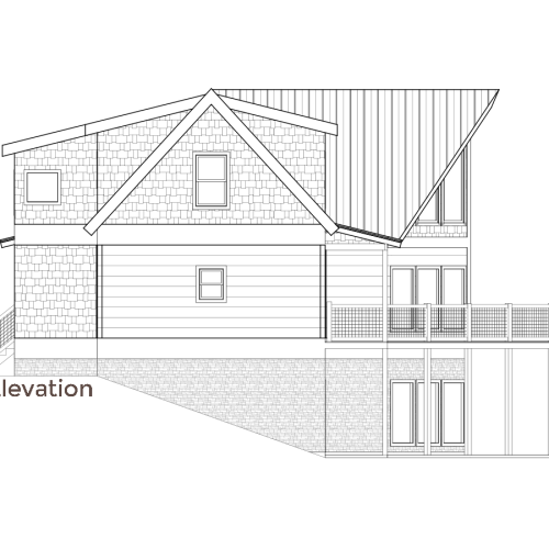 Cliff-Top-Lodge-BnW-Left-Elevation-TRB