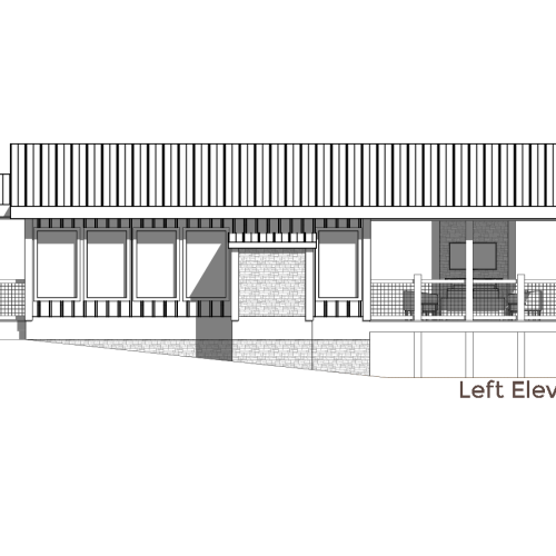 Dottys-Cabin-BnW-Left-Elevation-TRB