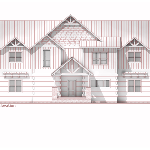 Front-Elevation-Laughing-Pines-TRB