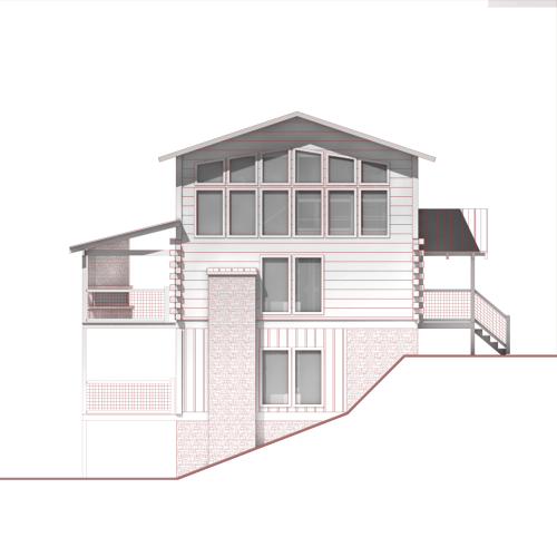 Right Elevation 2 - Bobcat Cabin TRB