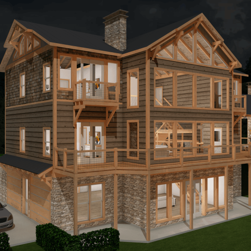 Saw Tooth Lodge Render Full