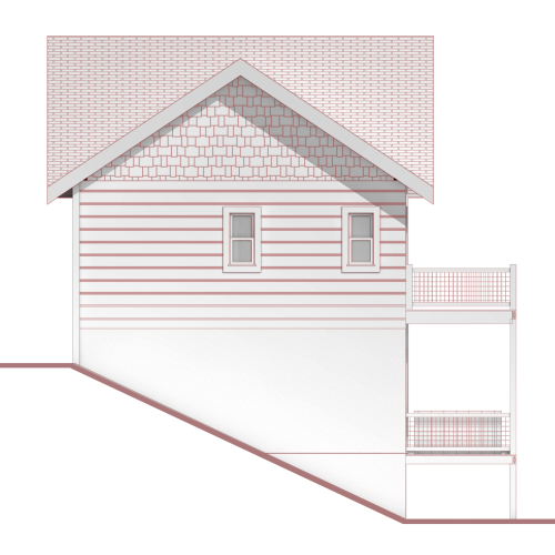 Smokey Retreat Left Elevation TRB